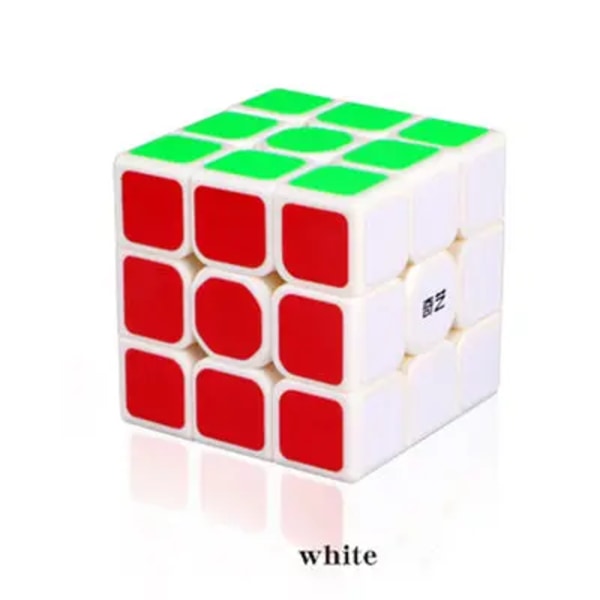 Sailing W 3X3X3 Speed Magic Neo Rubix Kub Svart Professionell 3X3 Kub Pussel Pedagogiska Leksaker För Barn Present 3X3 white