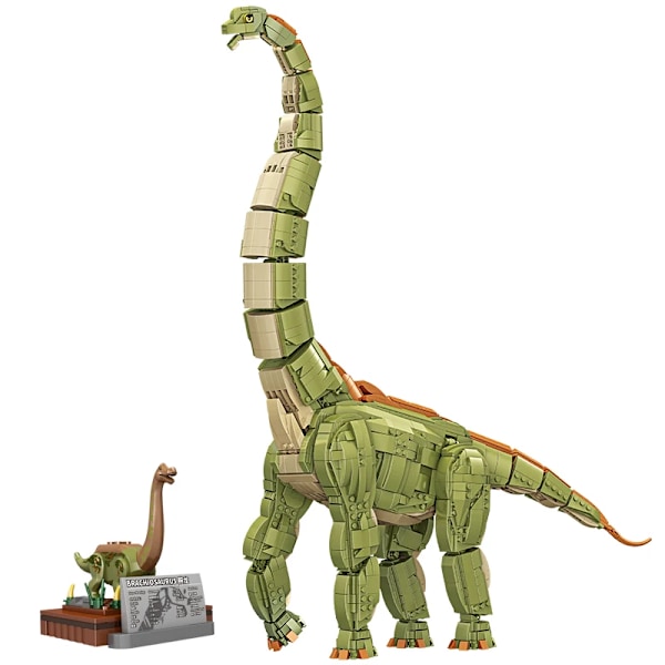 Ny MOC 2250 delar Jurassic Dino World Brachiosaurus Byggset Klossar Tegel Röst Dinosaurier Park Figurer Leksaker Barnpresenter Mosasaurus