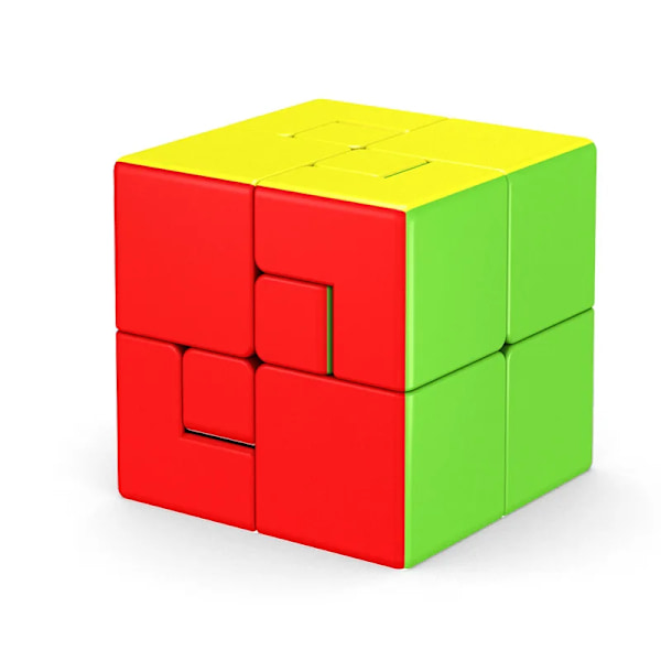 Magic Cube Nyhet Bind Docka Kub 3X3X3 Spel Kub Professionell Magic Cube #1 #2 Asymmetrisk Docka Pussel Kuber Leksaker Puppet 2