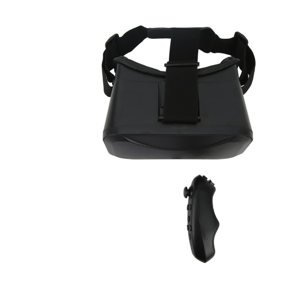 VR-briller 3D Virtual Reality-hjelm med 3 justerbare skulderstropper til Android og til IOS (4.56.0 tommer skærm) telefon (V7-briller Y1 sort håndtag)