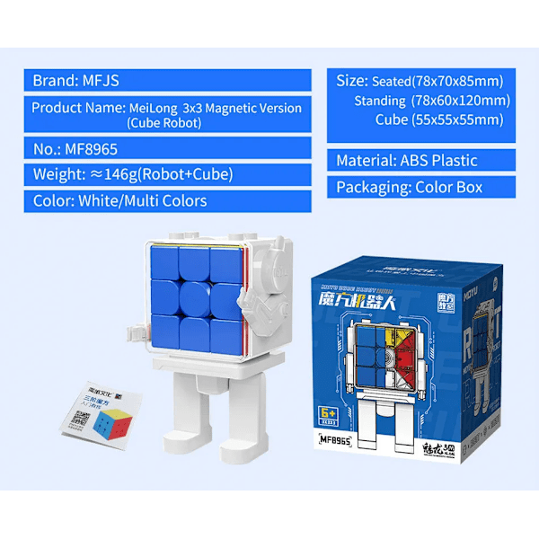 Magisk Kub Robot 2X2 3X3 4X4 5X5 Magnetisk Och Icke-Magnetisk Version Professionella Pusselleksaker För Barn Cubo Magico 3x3 MAGNTEIC
