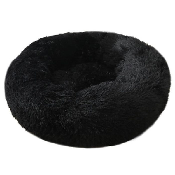 Korgbädd - Rngcpto - 50 cm - Svart - Rund - Mjuk och Bekväm Black