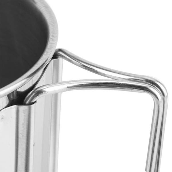Zjchao Campingkittel 1.2L Portabel Rostfri Vikbar Vattenkokare Utomhus Matlagningsutrustning Kaffe