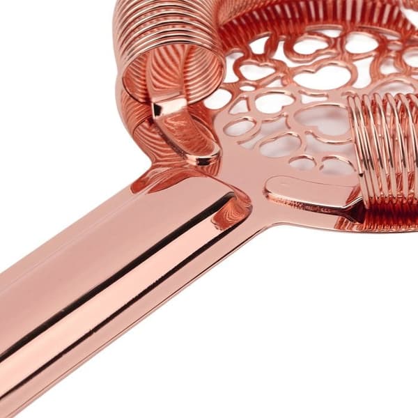 Roséguldfärgad cocktail sil i rostfritt stål