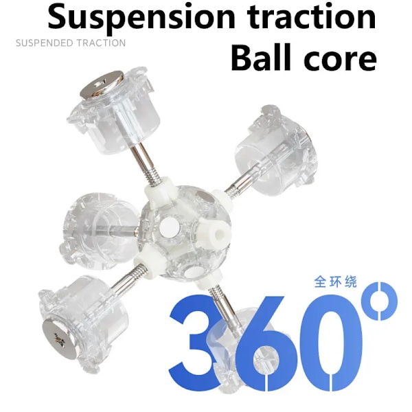 Sengso Yufeng Maglev Ball Core Magic Cube 3X3 Magnetisk Professionell 3X3X3 Hastighetspussel 3 Gånger;3 Gånger;3 Barn Fidget Leksak 3 Gånger;3 Cubo Magico Ball core maglev