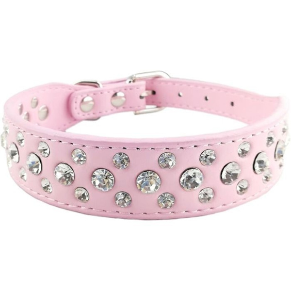 Bling Valphalsband Djurhalsband Sött Hundhalsband Med Diamanter För Flickor