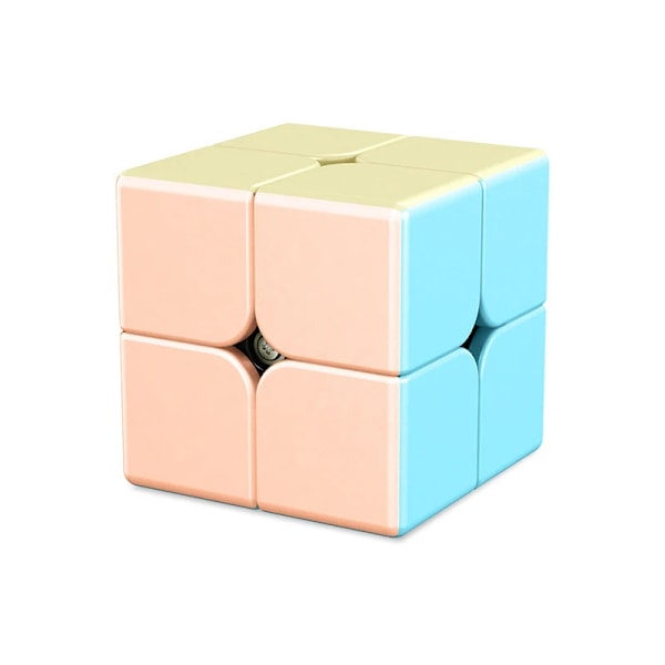 Macaroon 2X2 3X3 4X4 5X5 Pyraminx Magic Cube Leksaksset Kubpaket Macaroon Stickerless Neo Professionell Pusselleksak För Barn A