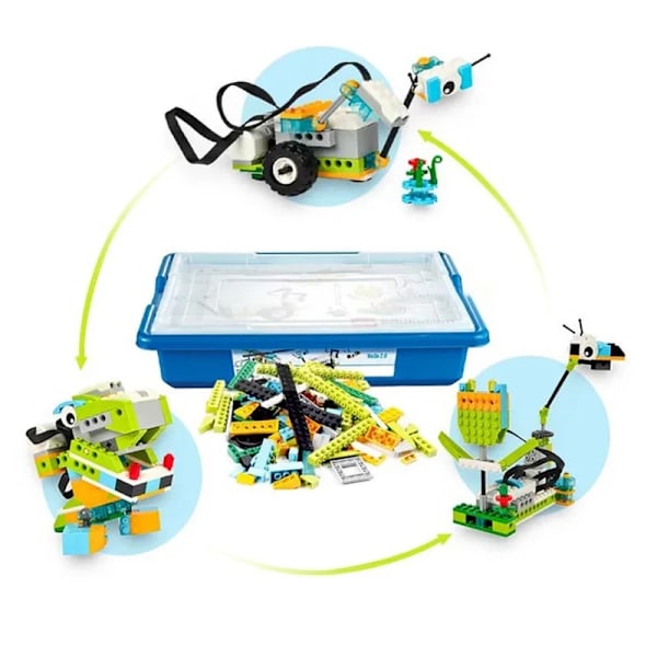 Wedo 2.0 Utbildningsfunktioner DIY-delar kompatibla 45300 Wedo 2.0 Core Set Scratch 3.0 Byggklossar DIY-leksaker julklappar Bluetooth Hub Bricks
