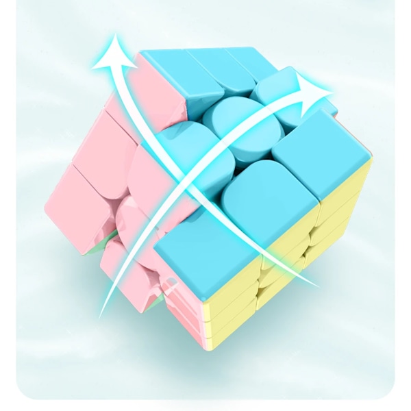 Macaron 2X2 3X3 4X4 5X5 Professionell Speed Rosa Kub Pyraminx 2X2X2 3X3X3 4X4X4 5X5X5 Stickerless Puzzle Magic Cube Macaron  4x4