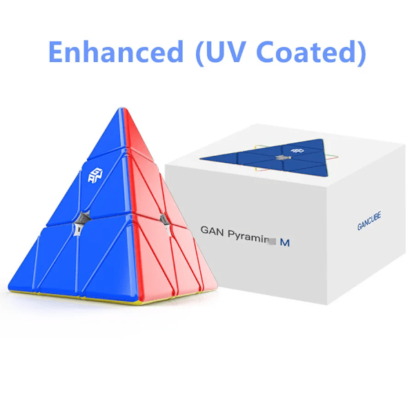 Pyraminx M 3X3X3 Magnetisk Speed Magic Cube 3X3 Stickerlös Professionell Twist Puzzle Pedagogiska Leksaker För Barn Pojkpresenter Enhanced UV Coated