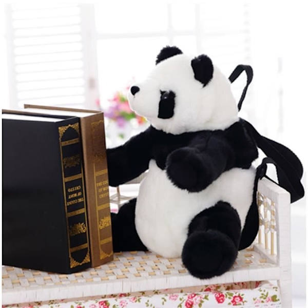 Panda Plysch Ryggsäck Skolväska För Barn Dagis 35Cm