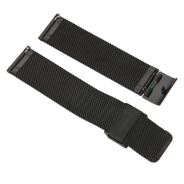 22 mm urremme i rustfrit stål Mesh-vævede urremme Quick Release-urarmbånd med universalspænde til Amazfit GTR 3Black