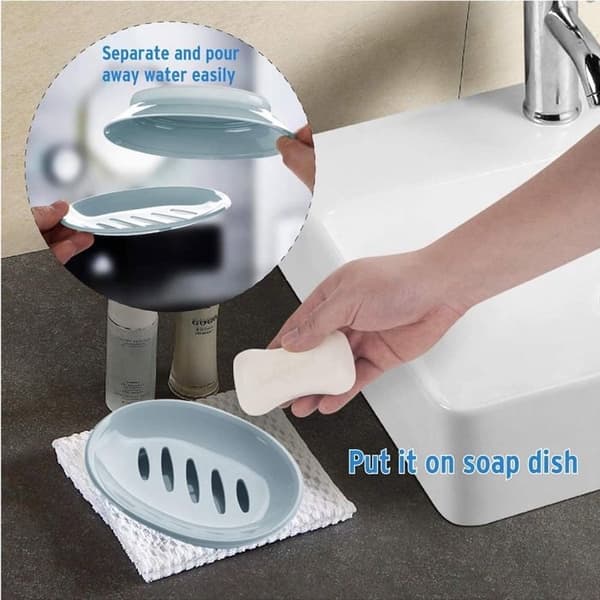 Tvålkopp i plast för dusch, badrum, kök