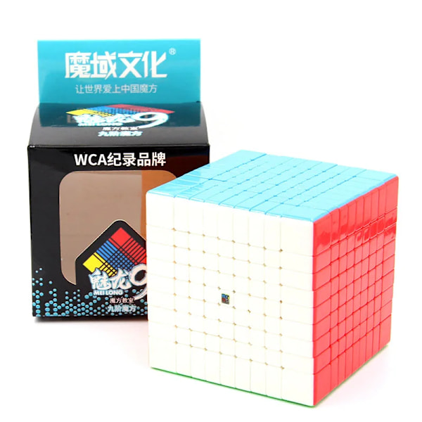 Mfjs 9X9 Magic Speed Cube Stickerless Professionell Fidget Leksak 9 9X9 Cubo Magico Pussel Stickerless