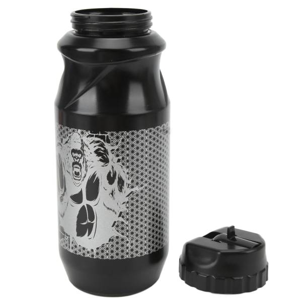ENLEE 650 ml sykkelvannflaske BPA-fri vannlekkasjesikker terrengsykkelvannflaske for utendørssvart
