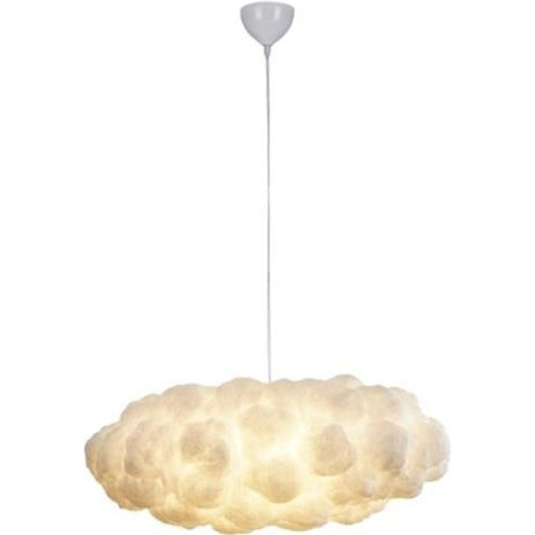 Dekorativ ljuskrona flytande molnlampa (med glödlampa) - Varmt ljus