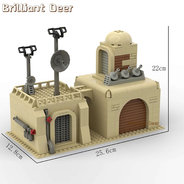 Försvunna ruiner byggnader moc pubg militärbas diy scener byggklossar set delar för armé soldat figurer pojkar leksaker 453PCS