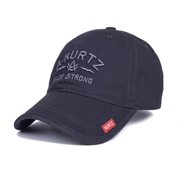 Herr Dam Keps - Anti-Uv Solhatt - Camping Sport Mode - Mörkgrå - Grå - Vuxen - Unisex Dark gray