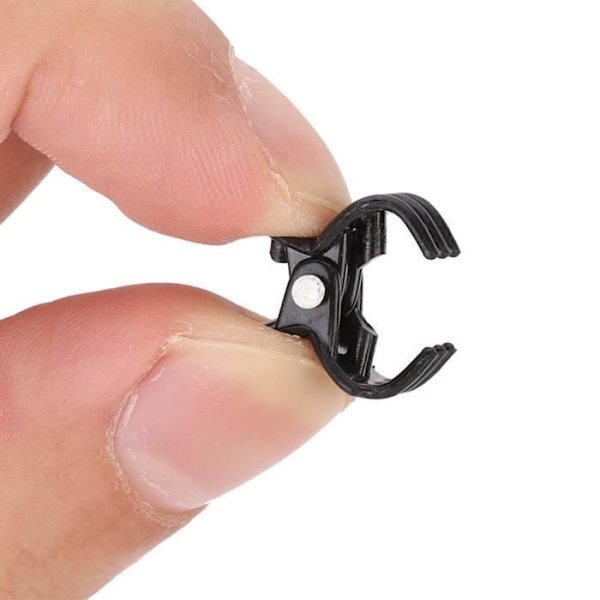 Estink Hårklämmor 100st Svarta Mini Plastklämmor Små Hårklämmor Kläder Accessoarer För