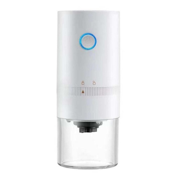 Kaffekvarn Usb-port Enkel One Touch-manövrering Automatisk För Espresso Hem Kök Kontor Vit Perfk19