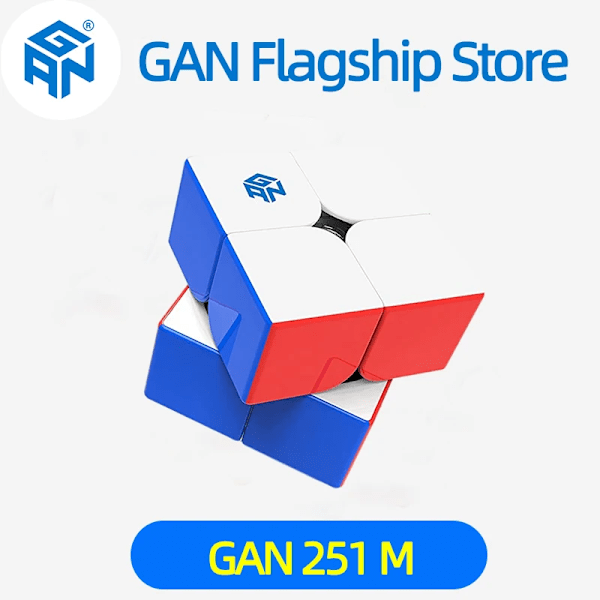 251 M Pro Magnetisk Speedcube 251M Air Leap 2X2 Explorer Speed Cube Professionell Magisk Kub Pussel Leksaker För Barn 251M Leap