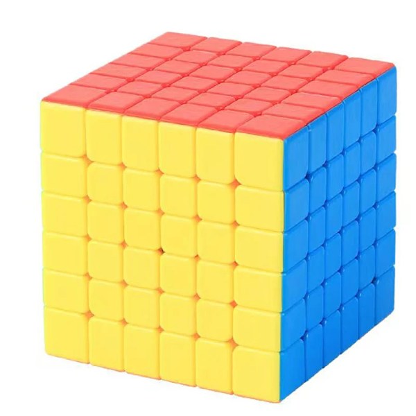 Magiska Kuber Professionell Pyraminx Pussel Leksaker Rubix Kub Hastighet 3X3 Pyramid Magisk Kub As Pic 6x6x6