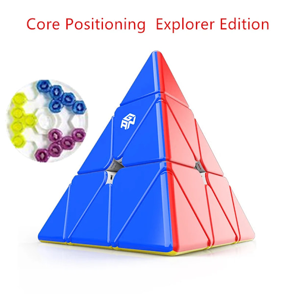 Pyraminx M 3X3X3 Magnetisk Speed Magic Cube 3X3 Stickerlös Professionell Twist Puzzle Pedagogiska Leksaker För Barn Pojkpresenter Core Standard