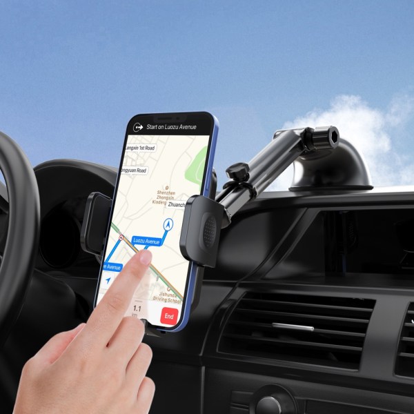 Biltelefonfeste sugekopp telefonholder for bil dashbord Frontrute luftventil håndfri universal telefonholder