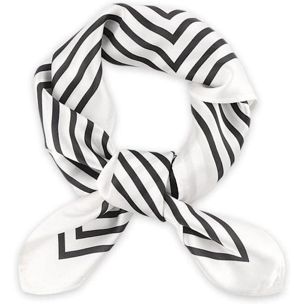 Sidenscarf för kvinnor, liten lätt fyrkantig scarf för väska, hårscarfar