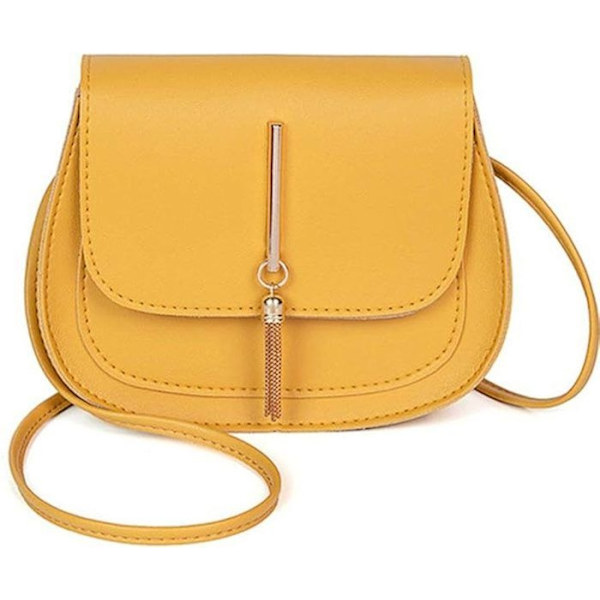 Axelväska för dam, Mini Crossbody-väska för mobiltelefon med fransar