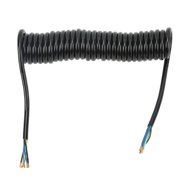 Trailerforlænger oprullet kabel 12.8ft 20AWG 7-kernet polyurethan kobber Trailerforlængerkabel til bugservogn RV