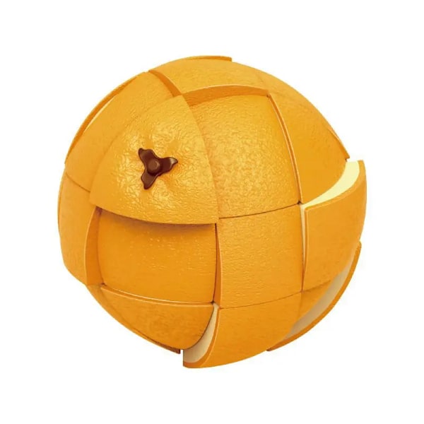 Fanxin Fruktkub Banan Äpple Päron Apelsin Citron Persika Stickerless Cubo Magico Pedagogiskt Pussel Julklappsidé Orange