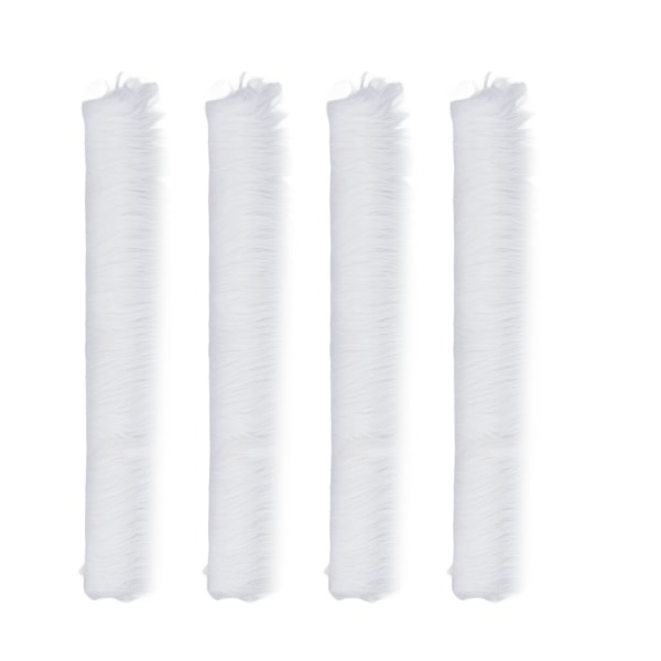 6 kpl valkoista tekoturkista 2x60 tuumaa pehmeää mukavaa pestävää keinotekoista turkiskangasta käsityövaatteiden ompelemiseen