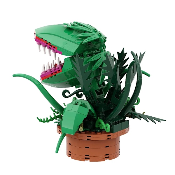 Gobricks MOC Krukväxter Kannibalblommor Byggklossar för Film Audrey II - Lilla Butiken av Skräck Blommor Klossar Leksaker Presenter 344 pcs