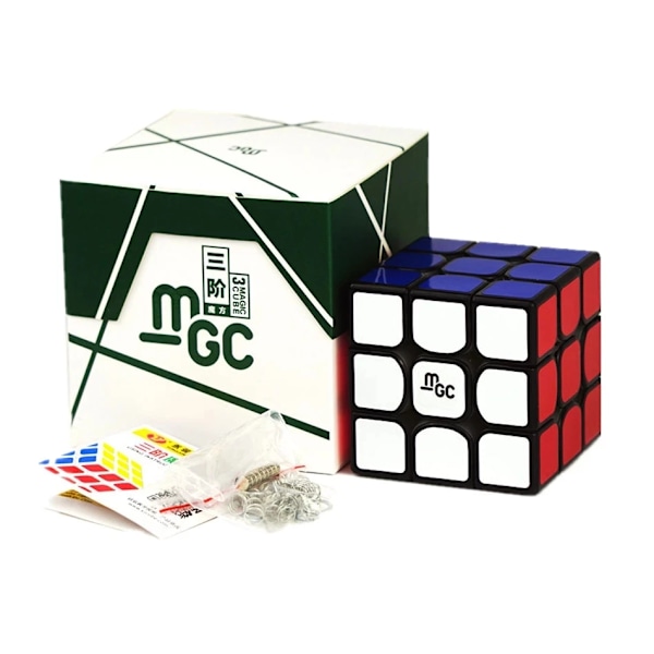Yj Mgc Version Series 2X2 3X3 4X4 5X5 6X6 7X7 Elite M Magnetisk Megaminxeds Magic Speedcube Cubo Magico Leksaker För Barn Present MGC 3X3 V1 Black