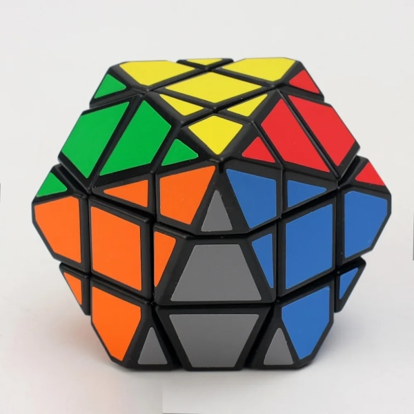 Diansheng 3X3X3 Diamant Magisk Kub Hexagonal Axis Form Dipyramid Cool Kub Figet Leksaker Pedagogiska Pussel Samlingar Black 2