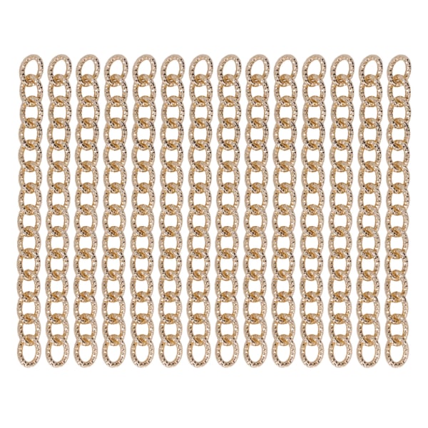 10 m kantkedjor Koppar Elegant rostbeständig metall kantkedjor för halsband Smycketillverkning DIY-hantverk Borr 33