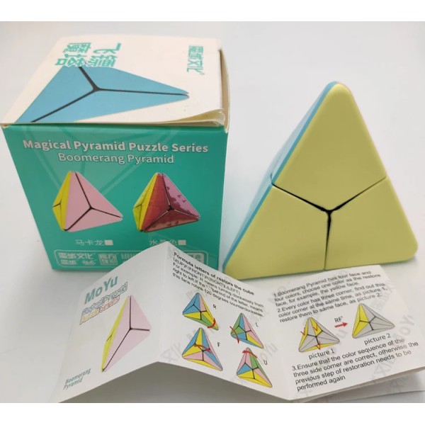 Triangel Pyraminx Lönnlöv Hörn Twist Pyraminx Boomerang Pärla Pyraminx Födelsedagspresentidé Förskolebarn Lärande Triangle Pyraminx