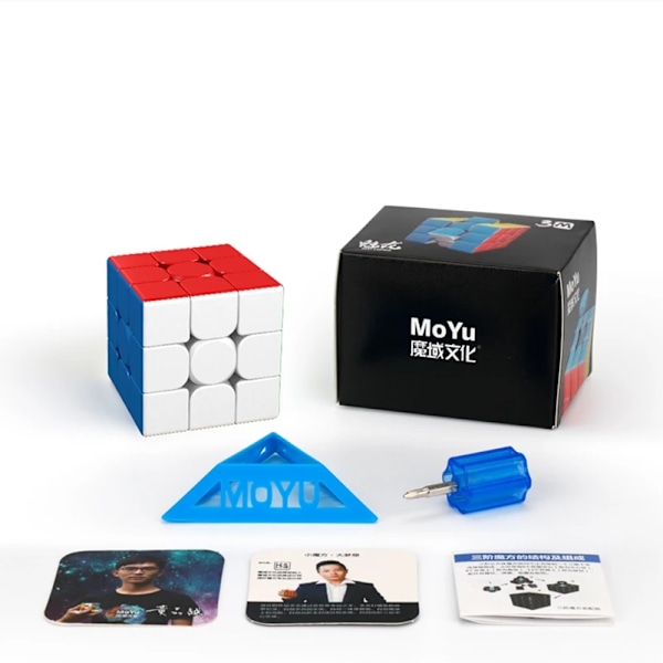 3M Magnetisk Magisk Speed Cube 3X3 2X2 Stickerless Professionell Fidget Leksak 2M Cubo Magico Pussel meilong 2M