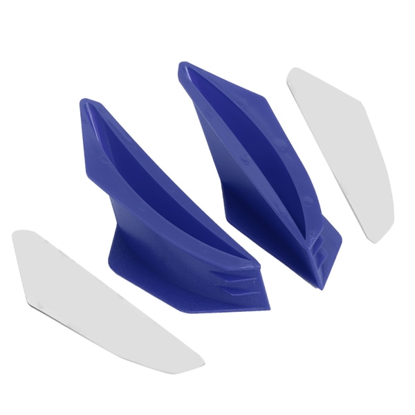 Moottoripyörän aerodynaamiset siivet Spoileri Wing Universal Modification Accessory Sininen