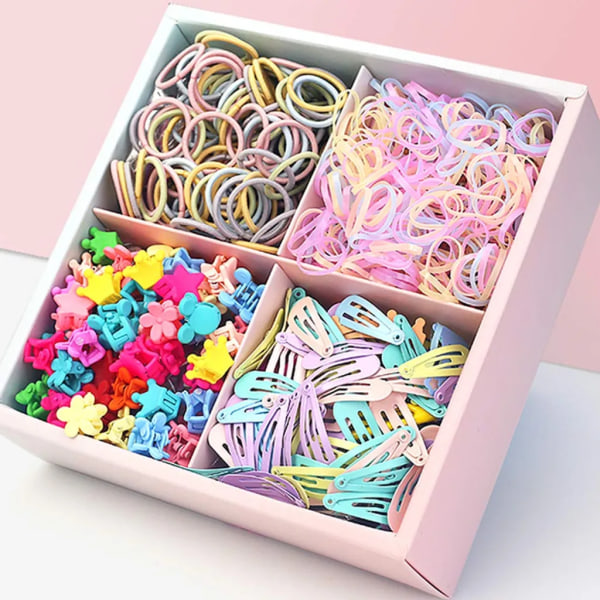 1140-Pack Baby Pannband & Barrettes - Multicolor Small Roman