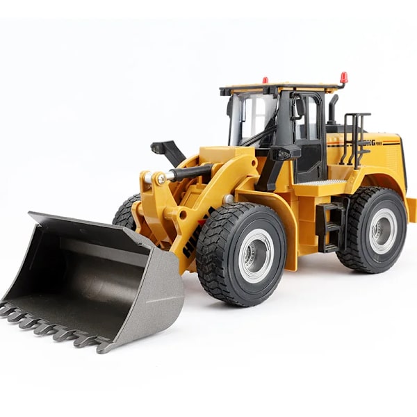Huina 1:16 fjärrstyrd lastbil 8ch rc bulldozer maskin styrbil leksaker för pojkar ingenjörsjulklappar med originalförpackning B