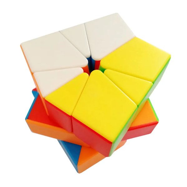 Mfjs Square-1 Magisk Speed Cube Stickerless Sq-1 Professionella Fidget Leksaker Square Sq1 Cubo Magico Stickerless