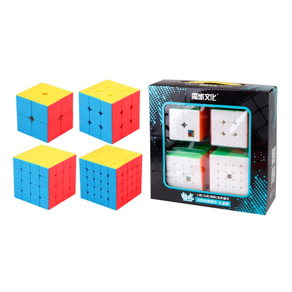 [Picube] 2X2 3X3 4X4 5X5 Presentask Kub 2X2X2 3X3X3 4X4X4 5X5X5 Magisk Kub Presentask Speed Bundle Pussel Kub MoYu 2345 Set