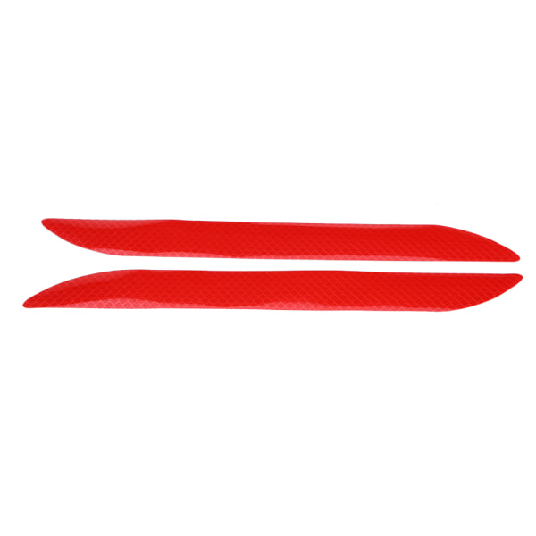 Selvklæbende lys reflekterende mærkat Sikkerhedsadvarselsmærkat Car Truck Decor (rød)