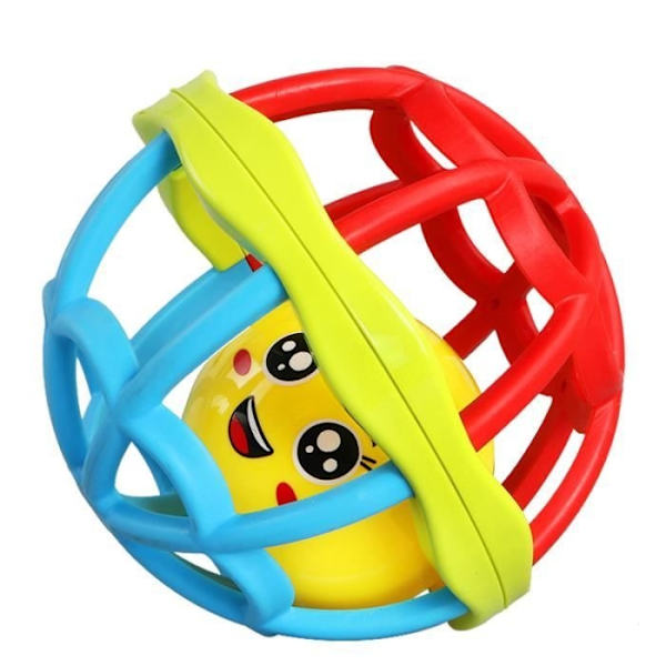Babyleksak 6 Månader - Skallra Boll Baby Motorik Leksak - Gåva Till 1 År Gammal Flicka Pojke clear