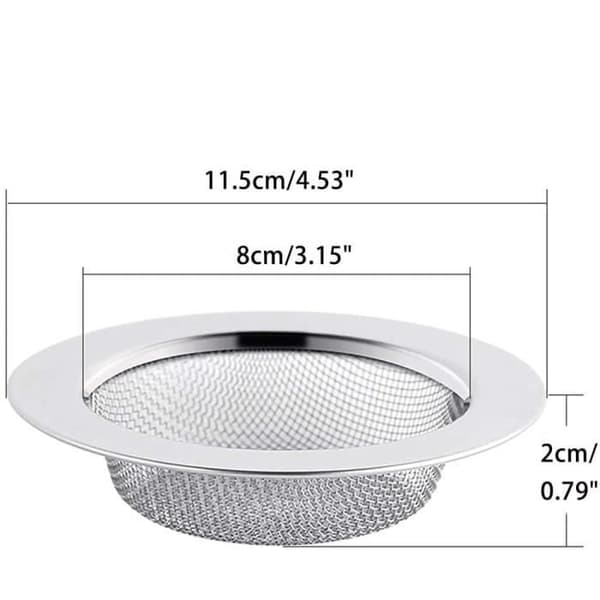 Diskho Sil - Rostfritt Stål - 11,5 cm - 2 st - Rostbeständig - Lätt Att Använda