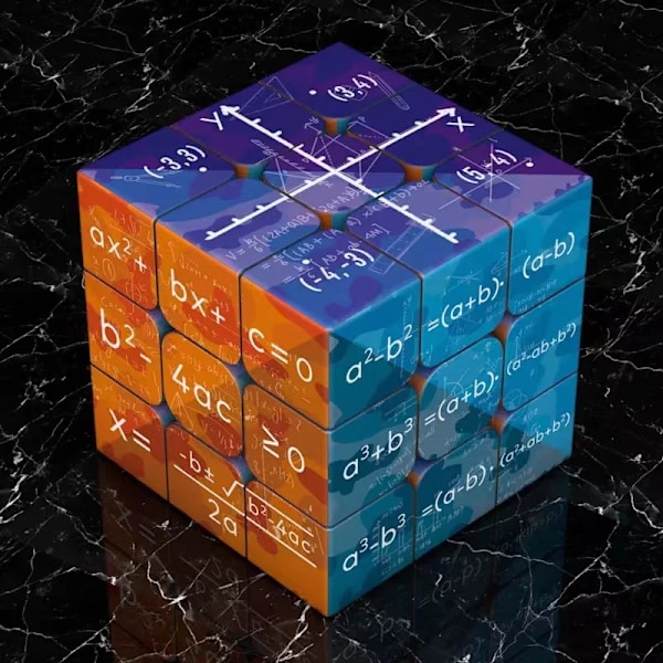 3X3X3 Magisk Puzzle Kub Matematik Kemi Element Kub Barnpresenter Pedagogiska Leksaker Kub 3X3 Magnetisk Educ Leksak B