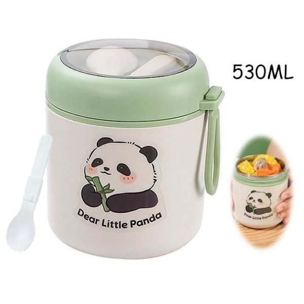 Isolerad matlåda, matbehållare i rostfritt stål, matbehållare, termosmugg för varma eller kalla måltider, Bento matlådor