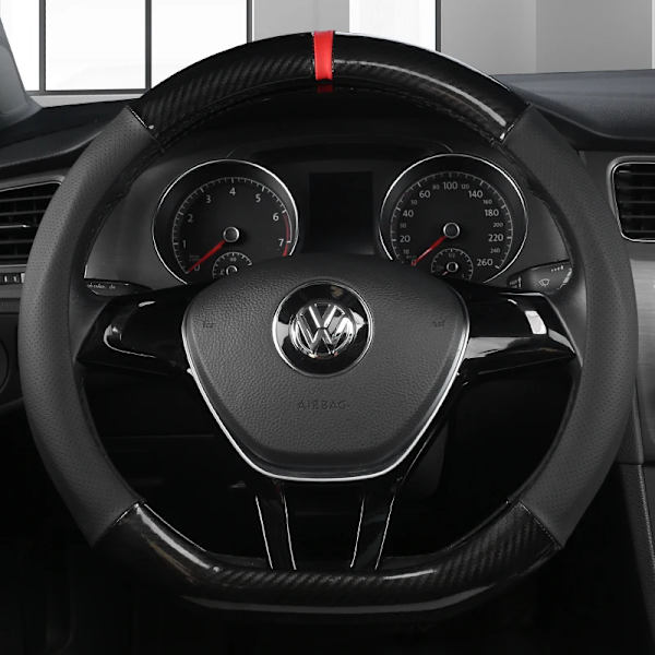 D-format rattkåpa för VW Golf 7 Polo 2014-2021 Scirocco Jetta 6 2017-2021 Santana 2016-2021 biltillbehör H